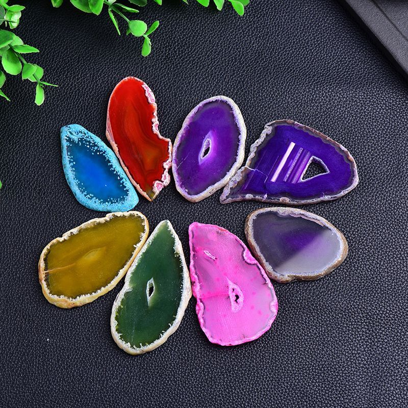 Gemstone Polishing Kit - 1pc Natural Agate Geode Polished Irregular
