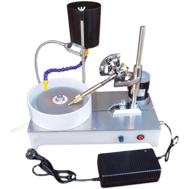 Facet Machine Gemstone Cutting - 120W 2800RPM New Upgraded Polishing Lapidary