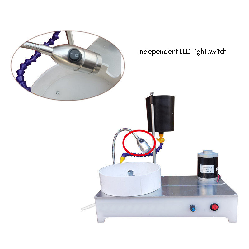 New Polishing Lapidary Flat Gr - đánh giá và giá Facet Machine Gemstone Cutting