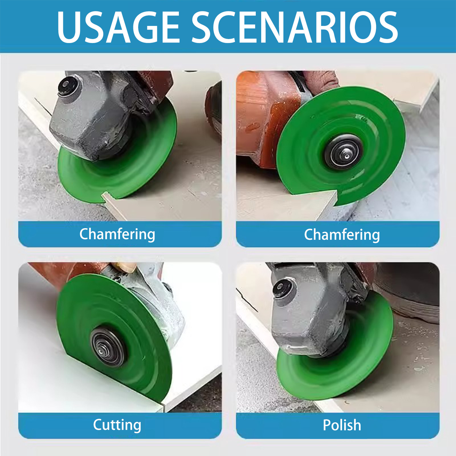 3/5 chiếc Đĩa cắt gạch siêu mỏ - đánh giá và giá Diamond Grinding Wheel Lapidary