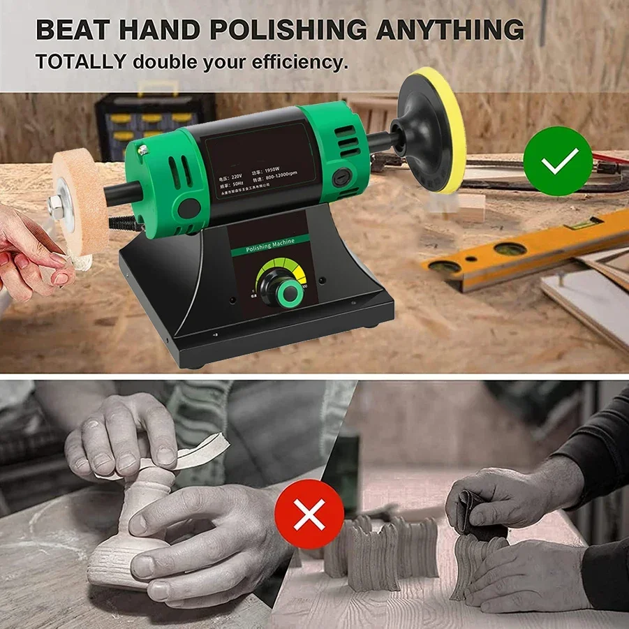2025 1950W Variable Speed Benc - đánh giá và giá Jewelry Polisher Buffer Machine