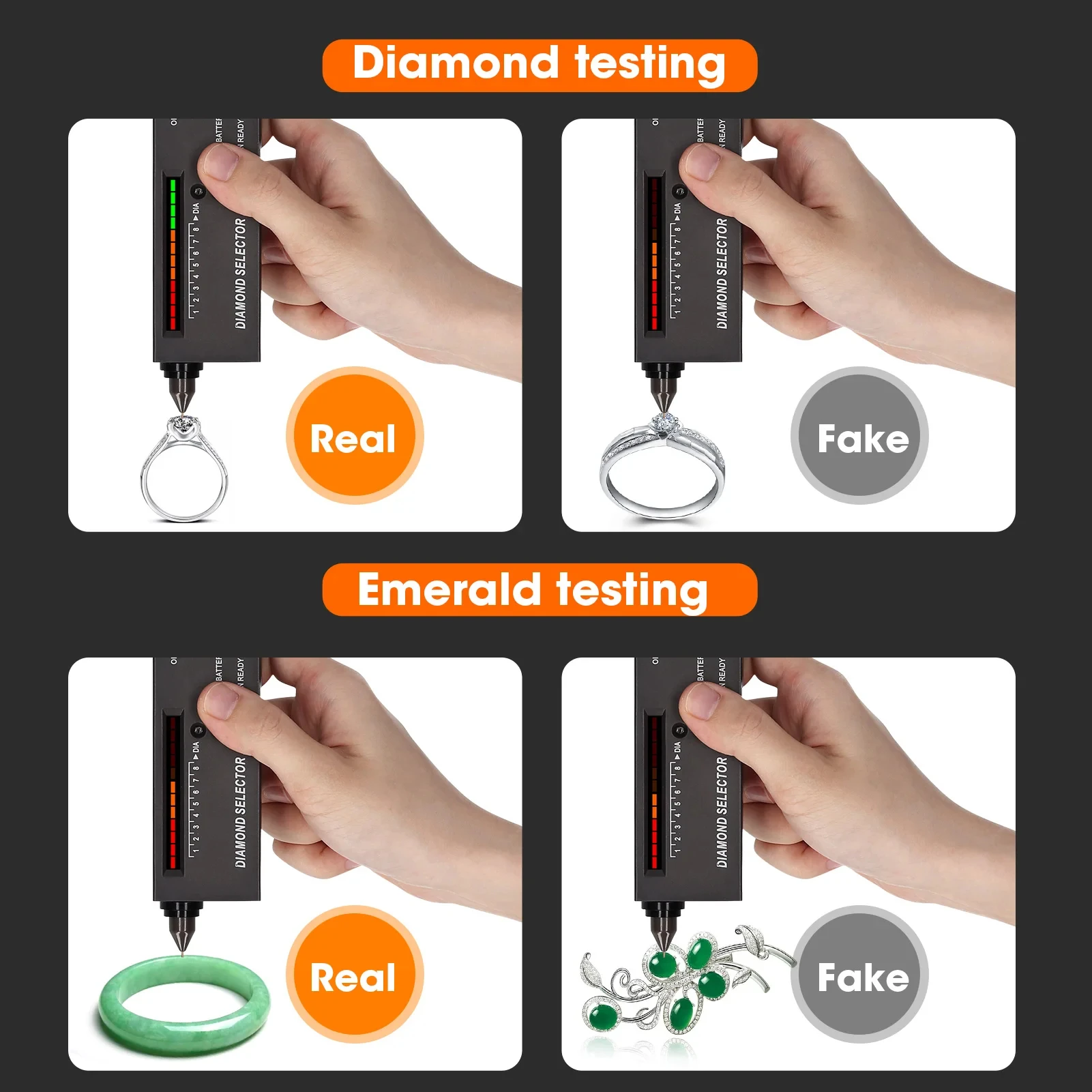 High Accuracy Diamond Tester P - đánh giá và giá Gemstone Identification Kit