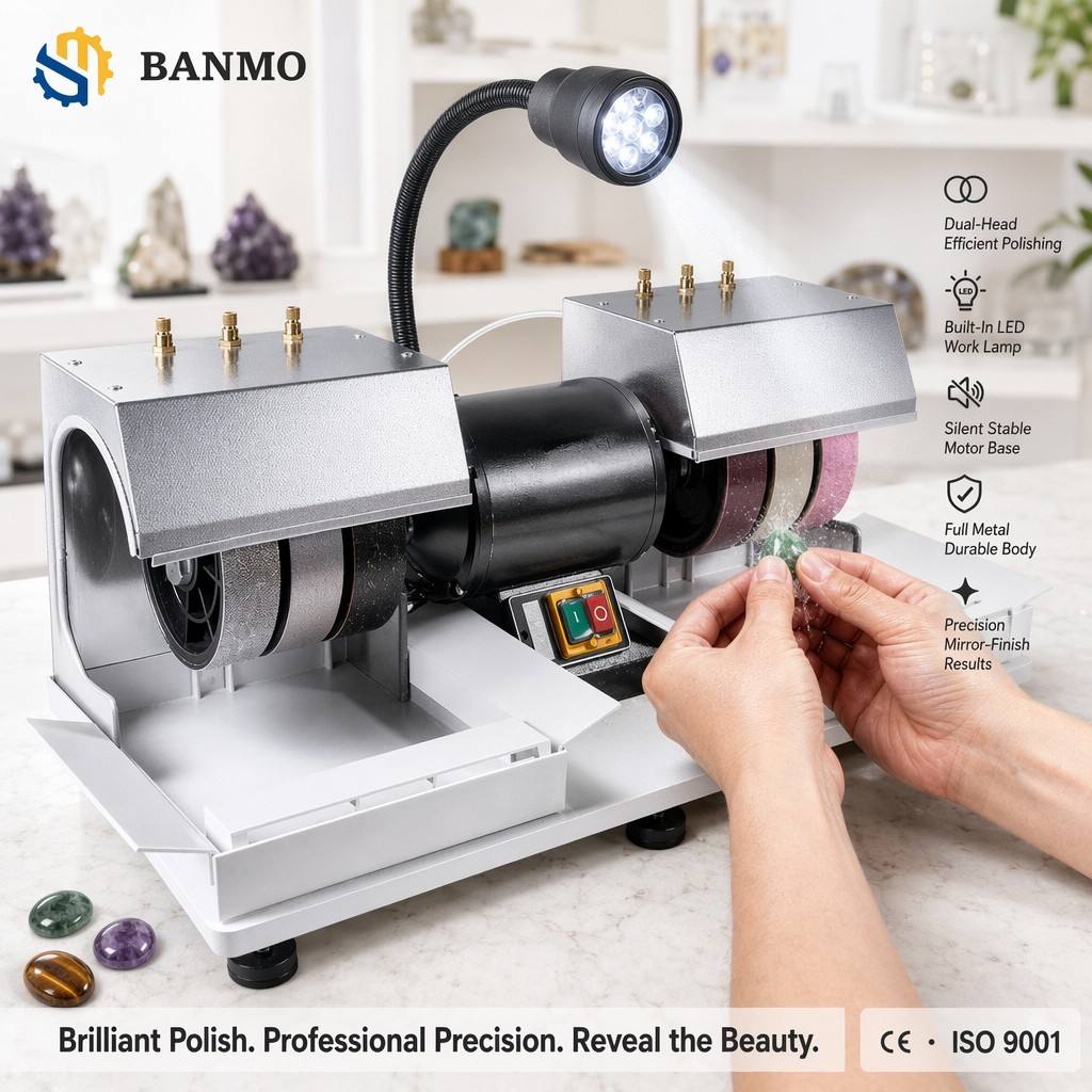 Professional Gemstone Polishin - đánh giá và giá Lapidary Grinder Cabbing Machine