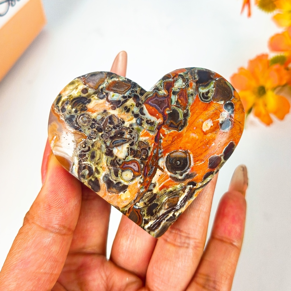 Natural Money Agate Heart Shap - đánh giá và giá Gemstone Polishing Kit