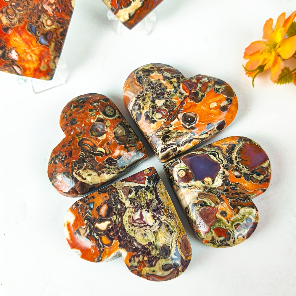 Natural Money Agate Heart Shap - đánh giá và giá Gemstone Polishing Kit