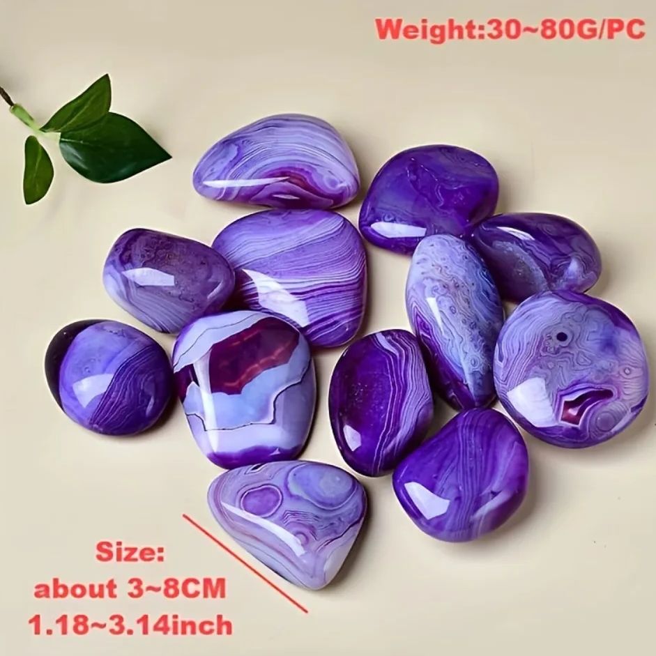 Natural Purple Striped Agate C - đánh giá và giá Gemstone Polishing Kit