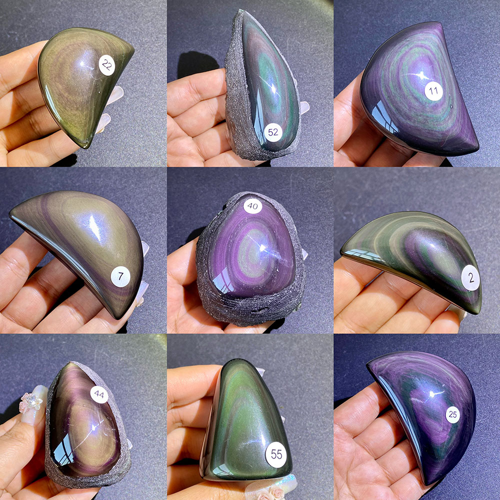Natural Rainbow Obsidian Cryst - đánh giá và giá Gemstone Polishing Kit