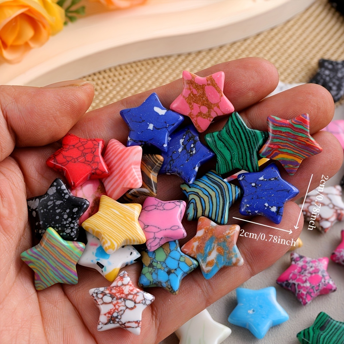 20Pcs Star Natural Healing Cry - đánh giá và giá Gemstone Polishing Kit