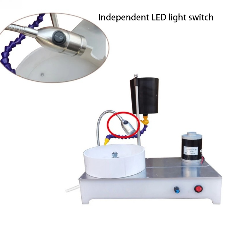 DC Stepless Speed Gem Faceting - đánh giá và giá Facet Machine Gemstone Cutting