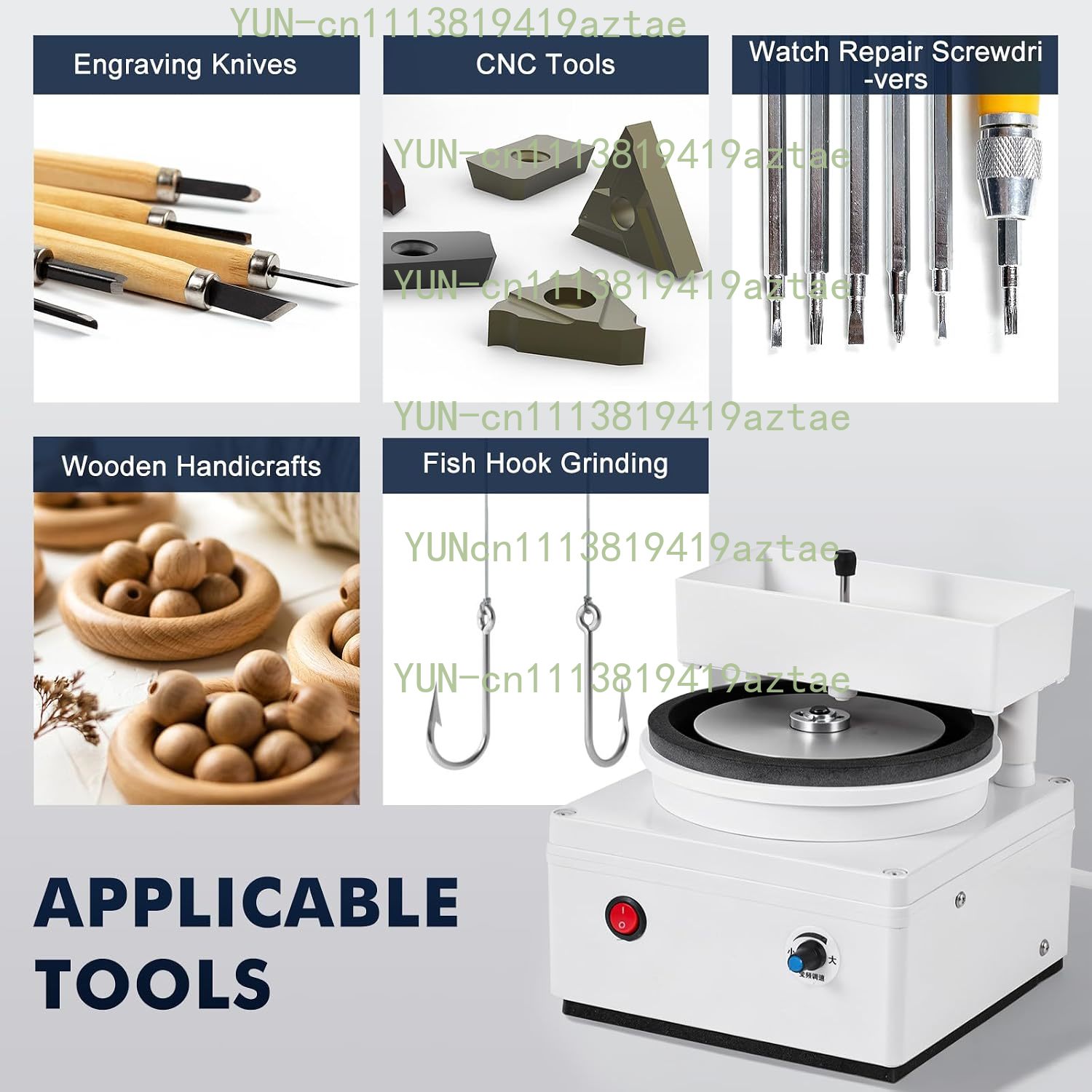 Electric Flat Grinder (Water-C - đánh giá và giá Diamond Grinding Wheel Lapidary