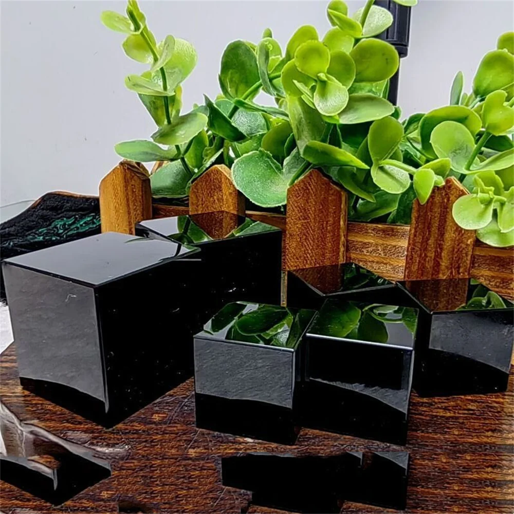 1pc Natural Black Obsidian Qua - đánh giá và giá Gemstone Polishing Kit