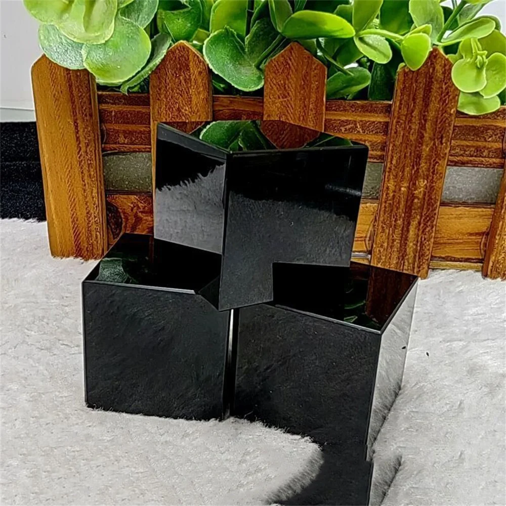 1pc Natural Black Obsidian Qua - đánh giá và giá Gemstone Polishing Kit